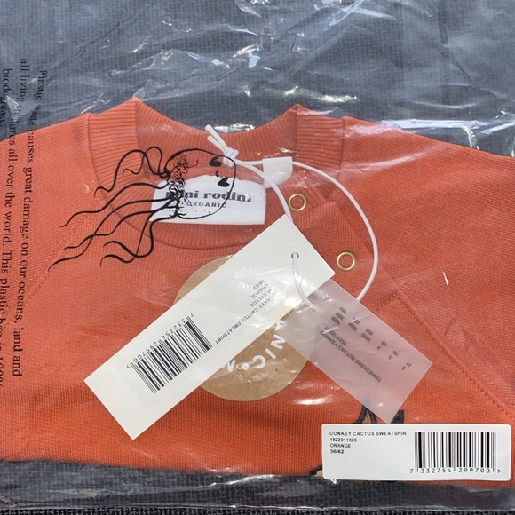 Mini Rodini Donkey Cactus Sweatshirt NWT - Picture 3 of 4